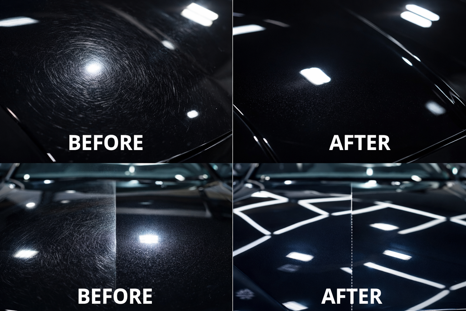 Paint correction before and after